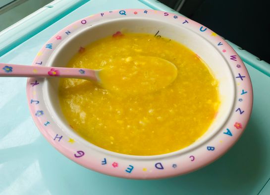 Bubur Labu Kuning Dengan Telur Innochef Touch